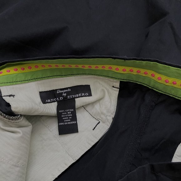 Elements by Arnold Zimberg Men's black shorts size 32 - Picture 2 of 4